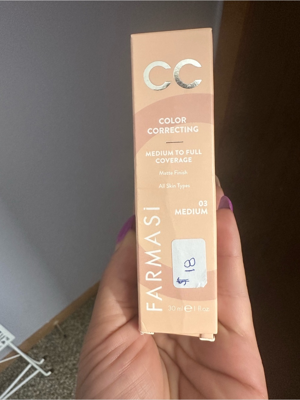 Farmasi CC Color Correcting Cream - Peach Tone